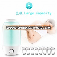 Transparent large capacity cool mist ultrasonic aroma mist humidifier ABS PS